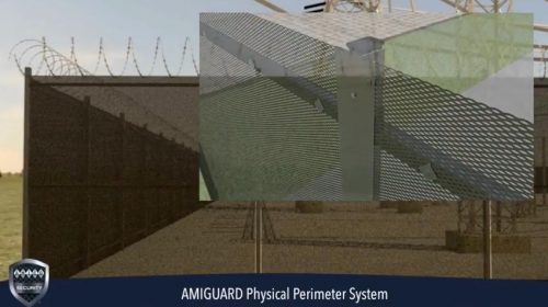 Amiguard Perimeter Security System, aluminum fences, perimeter fencing, steel gate