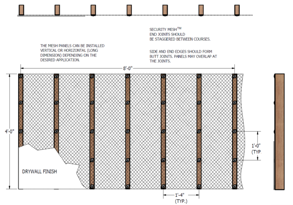 security mesh, barrier mesh, wire security mesh