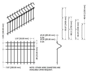 Welded Wire Fencing, mesh wire, Welded Wire
